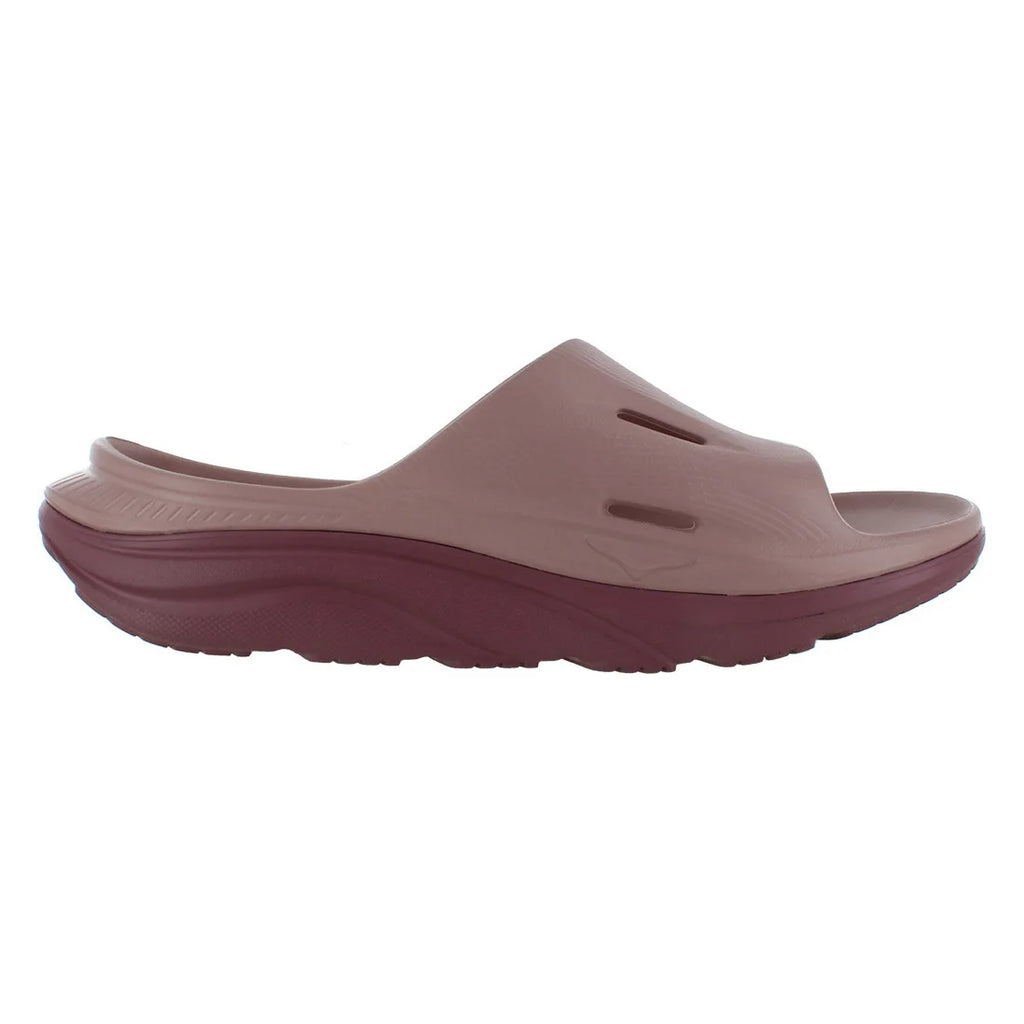 HOKA Ora Recovery Slide 3 Unisex Shoes Color: Peach Whip/Mistful Mauve | 100% Authentic