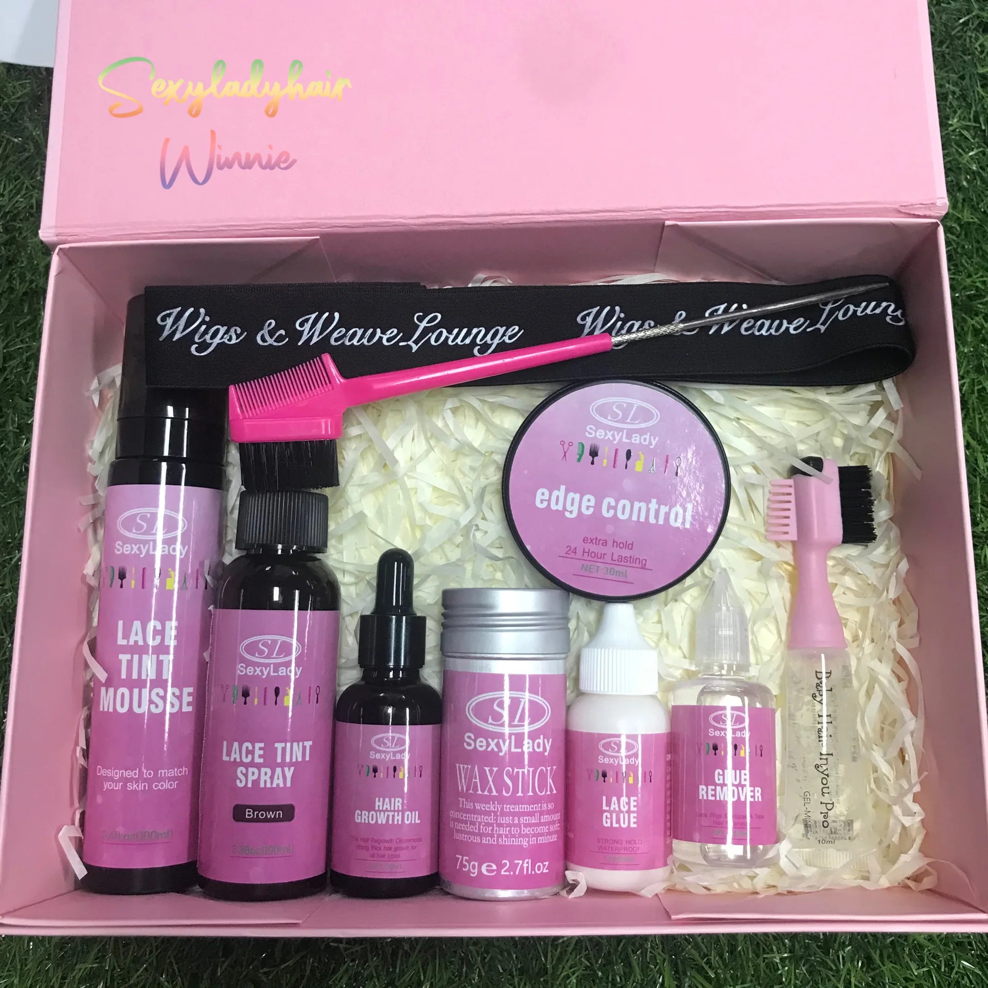 New Arrival Baby Hair Edge Control Private Label Gel Brush 3 in 1 Strong Hold Edges Baby Hair Brush Comb With Gel