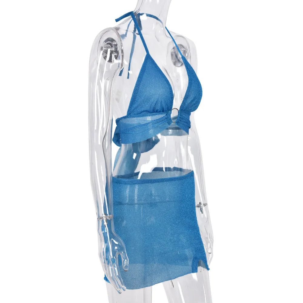 Matching Sets Grunge Fairy Two Piece Skirt