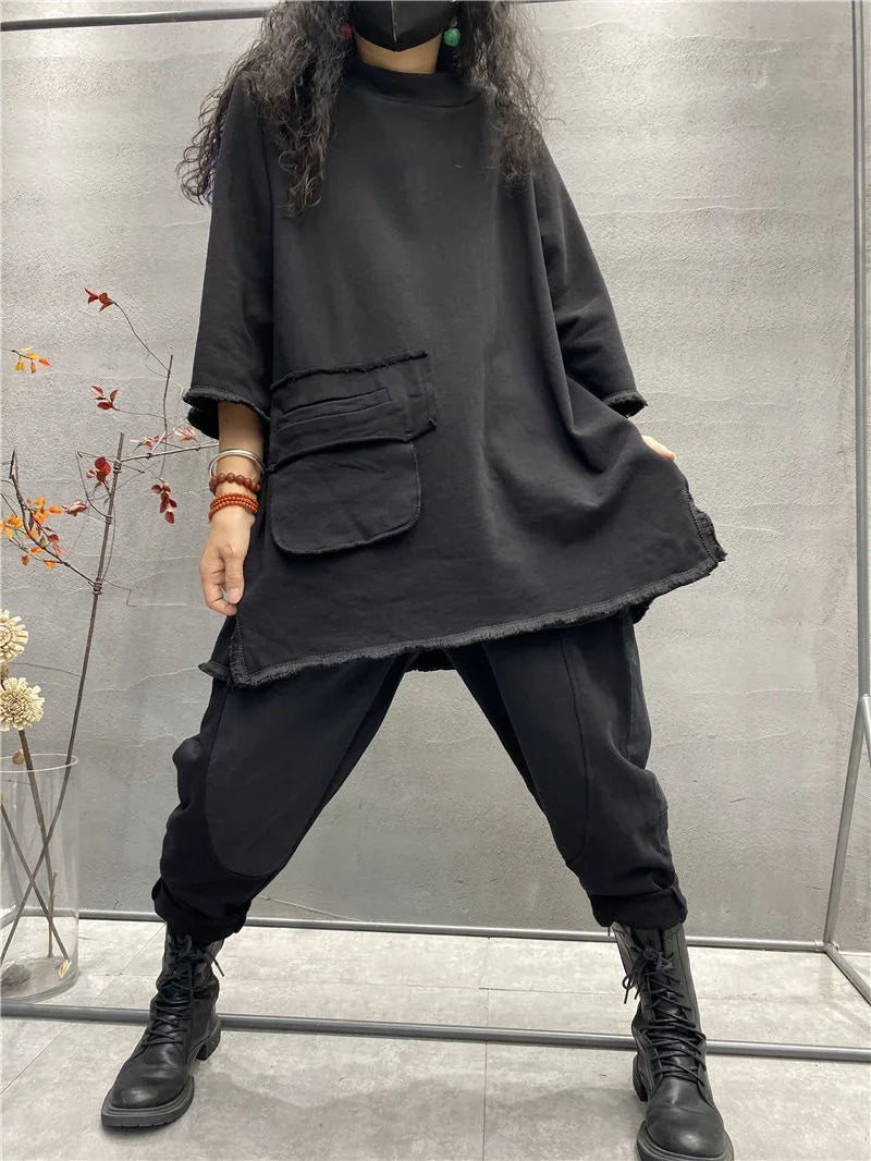 Women's Autumn Fashion Temperament Joker Long-sleeved Retro