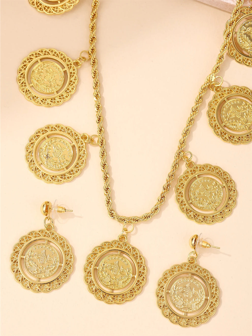 1 Set Simple, Fashionable & Luxurious Women's Jewelry Set (Necklace & Earrings), For Wedding, Party, Gala & Festival Accessories