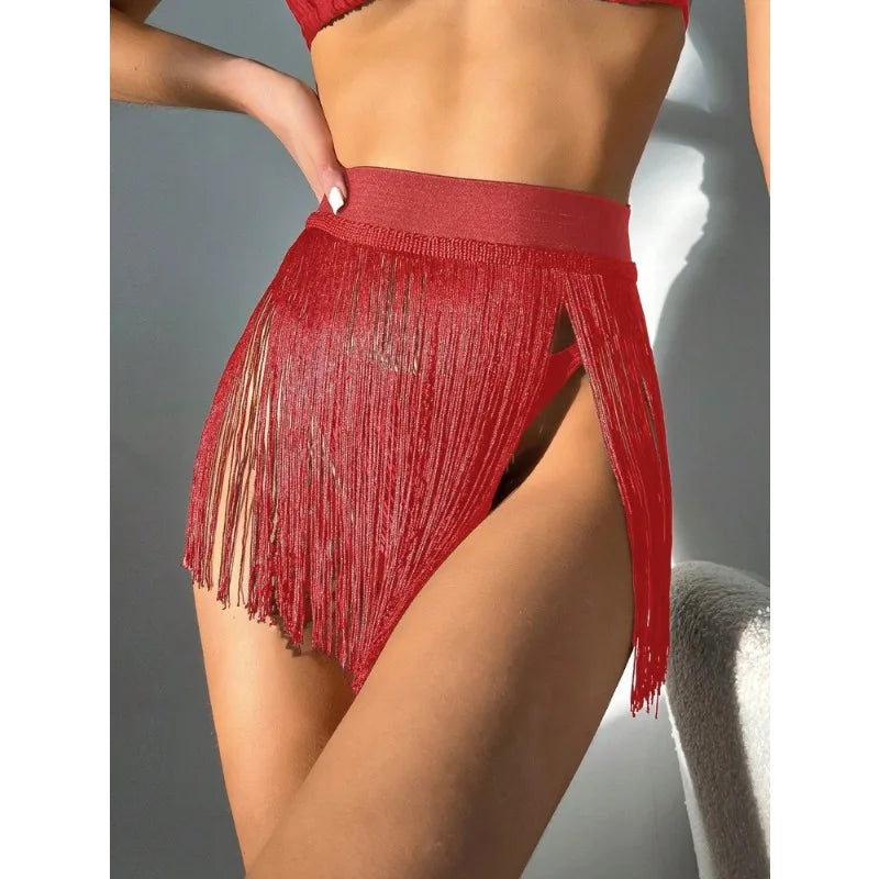 New fringed short skirt beach resort shirt swimming skirt