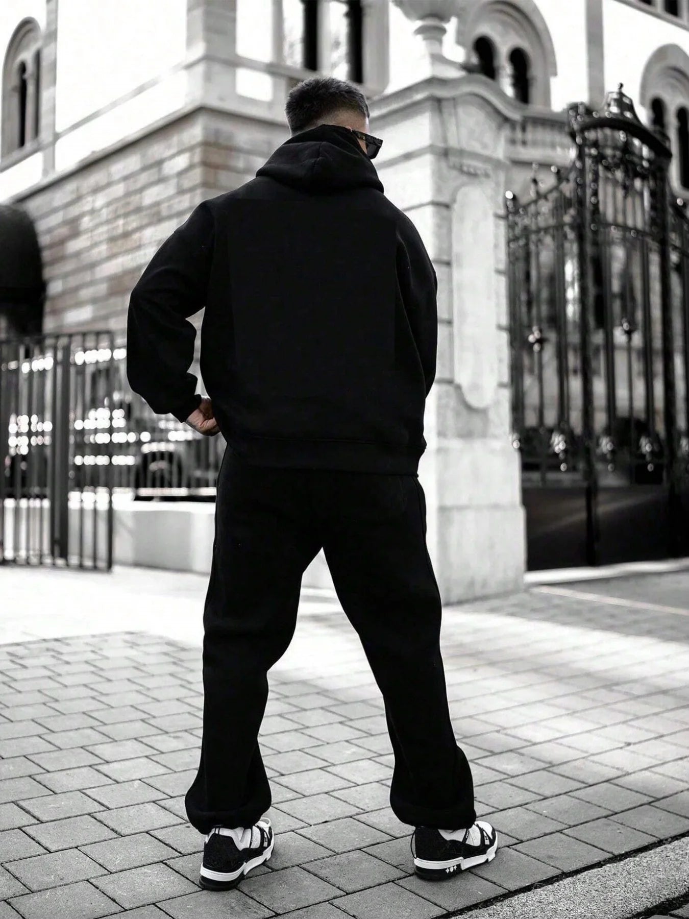 Men’s fall/winter set: hoodie + corduroy pants! Breathable hoodie, thick warm pants. One set for outfits, fall/winter must-have!