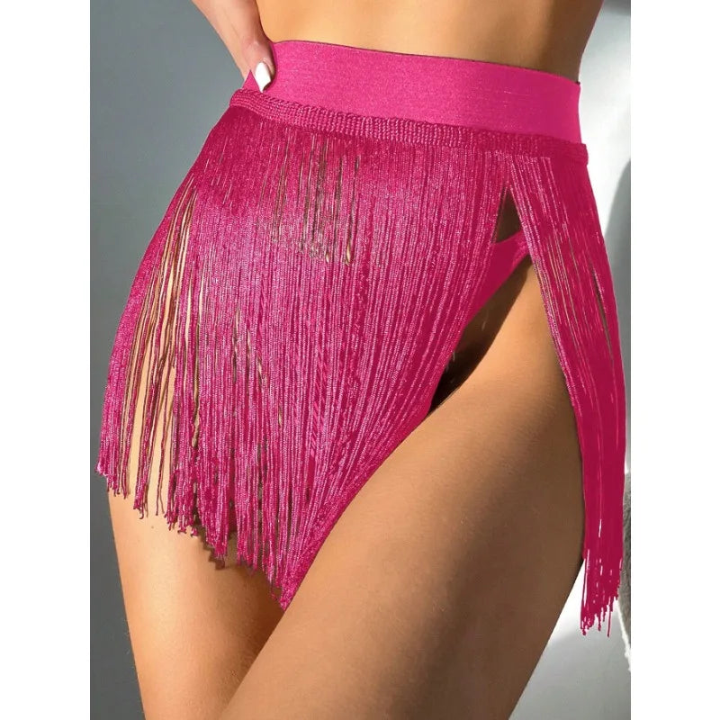 New fringed short skirt beach resort shirt swimming skirt