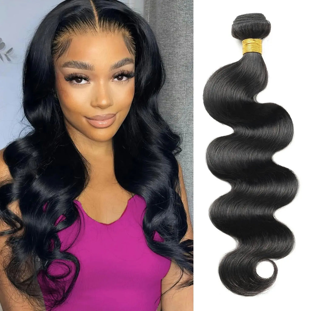 Body Wave Human Hair Bundles Natural Color 1 Bundle 100g Brazilian Hair Weave Bundles