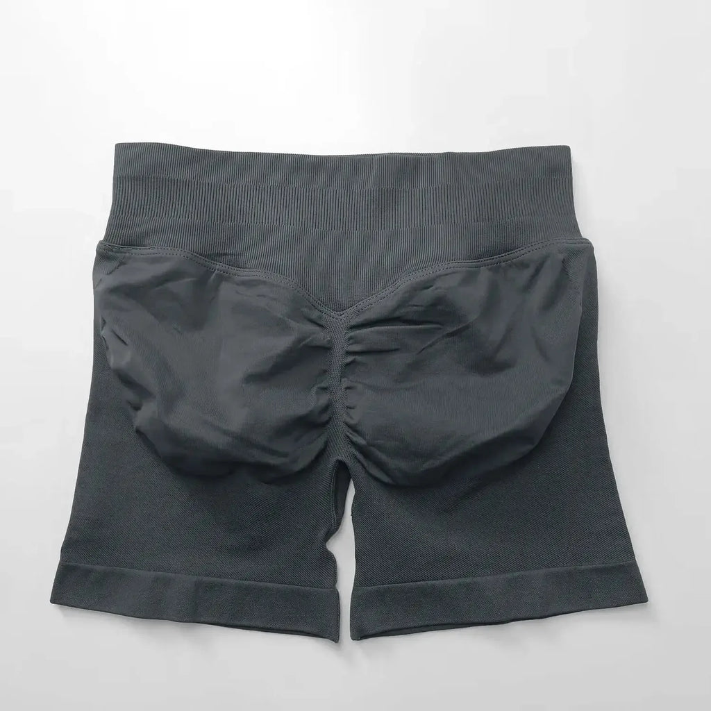 Seamless 4.5" Gym Shorts Woman Scrunch Butt Fitness
