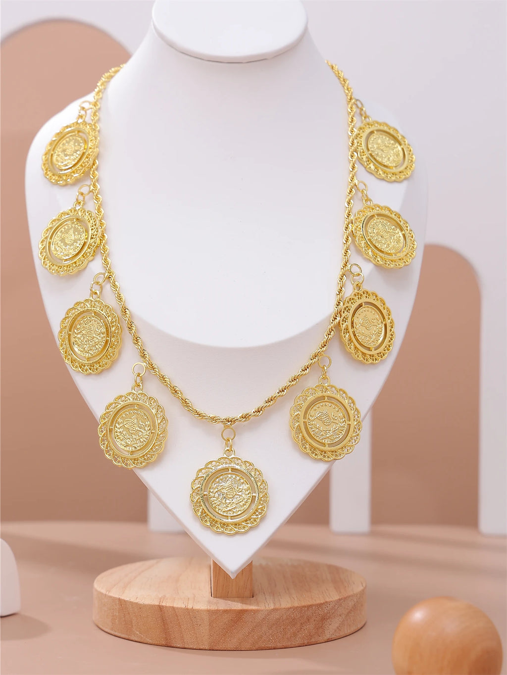 1 Set Simple, Fashionable & Luxurious Women's Jewelry Set (Necklace & Earrings), For Wedding, Party, Gala & Festival Accessories