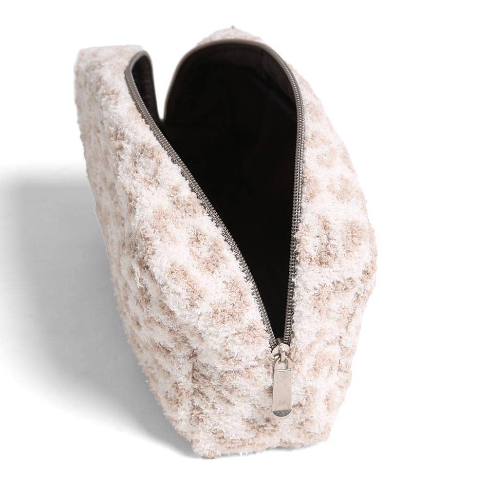 Super Soft Leopard Travel Pouch