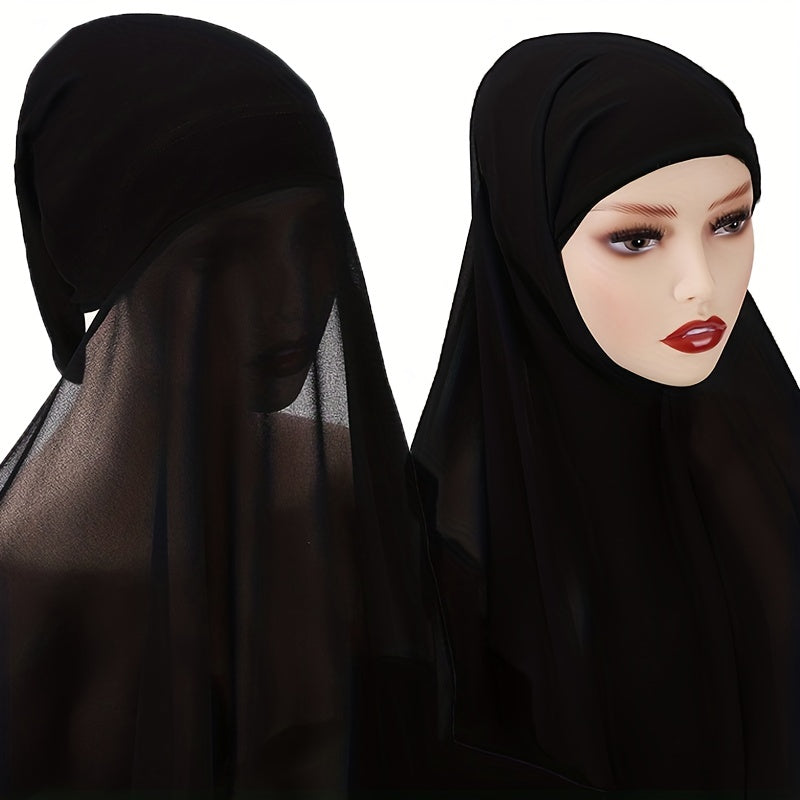 1 Set of Convenient Headscarf, Muslim Hijab,  Scarf